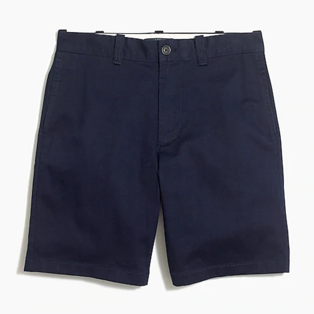 J. CREW 9" inseam Grammercy Shorts, Navy - size 35
